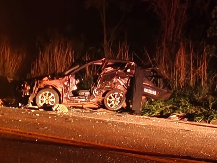 Grave acidente na BR-267 deixa uma pessoa morta e outra ferida na região de Nova Casa Verde