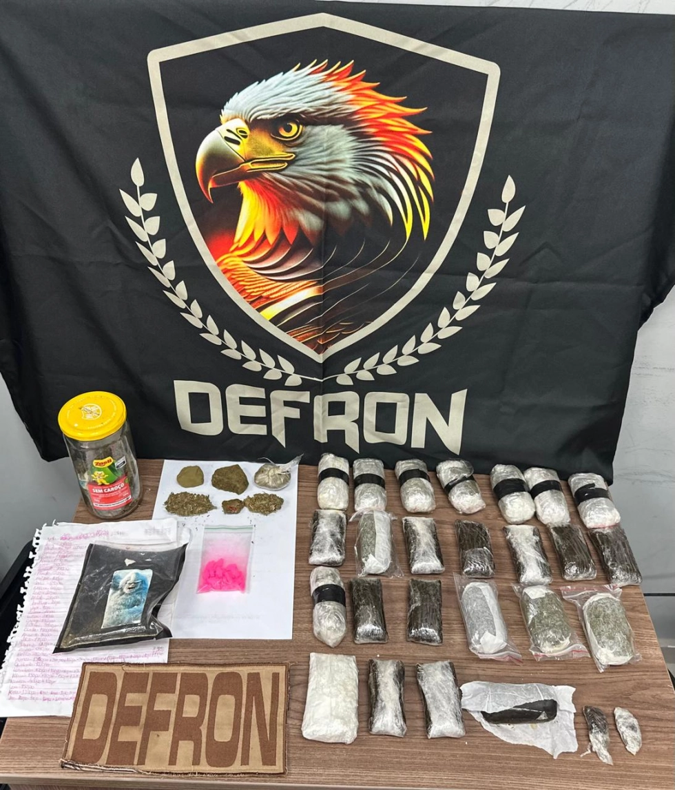 DEFRON prende mineiro com drogas avaliadas em mais de R$ 55 mil em ...