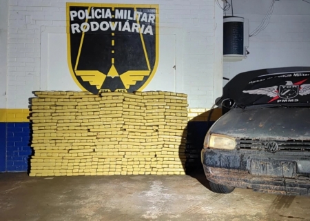 TOR apreende 425 kg de maconha e antena Starlink usada pelo tráfico em Ponta Porã