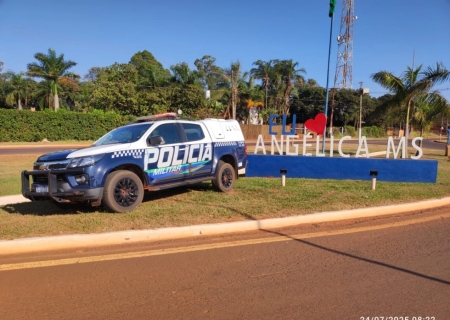 Casal é preso por descumprir medida protetiva em Angélica