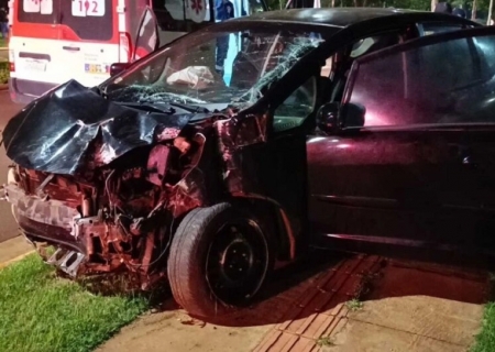 Em Dourados, adolescente morre em acidente e motorista é preso por homicídio culposo e embriaguez