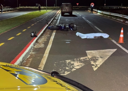 Motociclista morre após perder controle e cair na MS-473 em Nova Andradina