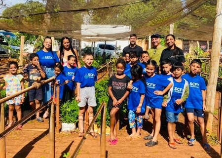 Crianças do SCFV visitam Viveiro Municipal de Batayporã e aprendem sobre preservação ambiental