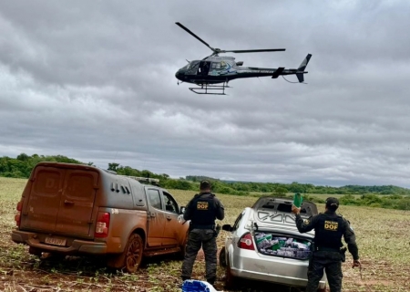 Carro com droga avaliada em R$ 1,2 milhão é apreendido pelo DOF em Ponta Porã