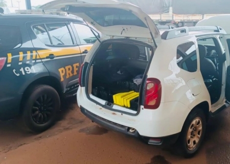 Veículo carregado com maconha é apreendido pela PRF em Rio Brilhante