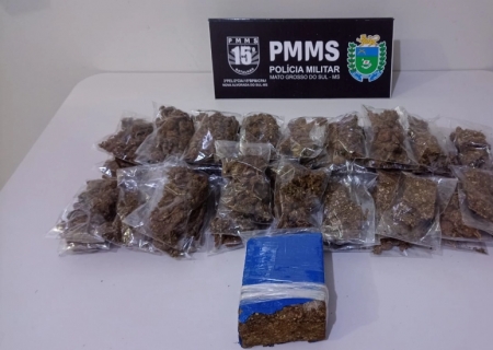 PM prende casal que traficava drogas em Nova Alvorada do Sul