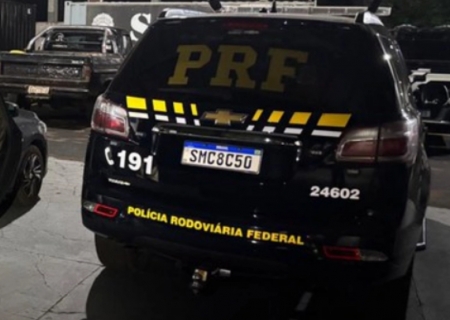 Motorista é preso em Bataguassu com quase 106 kg de drogas e armas durante fiscalização da PRF