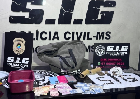 Mãe e filho são detidos por tráfico de drogas em Dourados