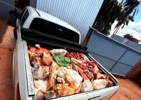 Operação da Decon apreende mais de 900 kg de carnes impróprias em mercados de Jaraguari