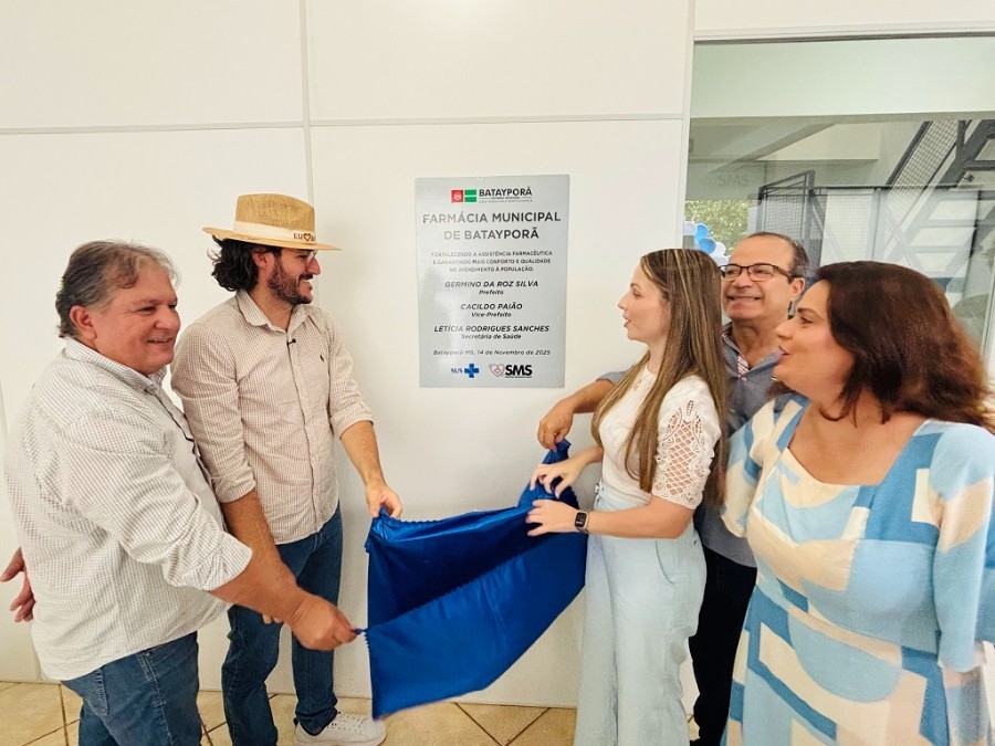 Batayporã entrega nova sede da Farmácia Municipal