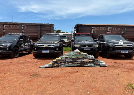Polícia apreende 100 kg de cocaína em caminhão com carga de minério na Capital