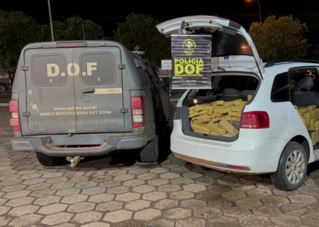 Jovem é preso em Anaurilândia com veículo furtado e carga de maconha avaliada em R$ 1,3 milhão