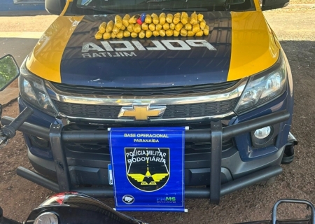 Homem é preso transportando haxixe marroquino escondido em motocicleta na MS-240