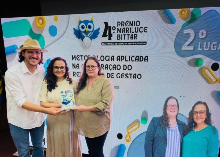 Batayporã conquista 2º lugar no Prêmio Mariluce Bittar com trabalho de inovação na gestão da Assistência Social