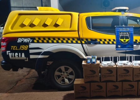 Polícia Militar Rodoviária apreende eletrônicos sem nota fiscal avaliados em R$ 33,5 mil na MS-276