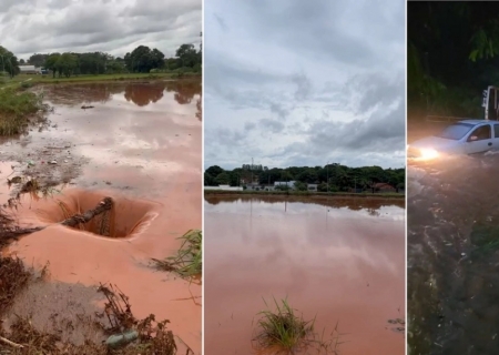 Chuva intensa provoca alagamentos e transtornos em Nova Andradina e Batayporã
