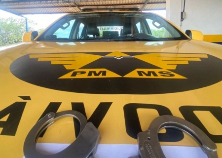 Motorista é preso na MS-276 após PMR constatar mandado expedido pela Comarca de Nova Andradina