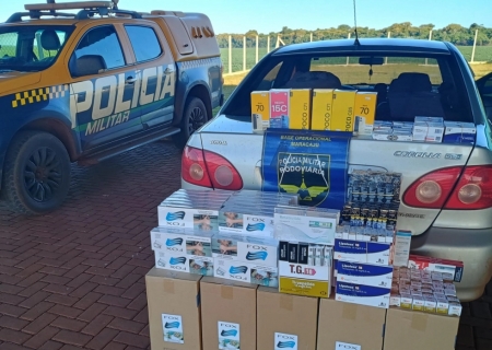 Carga de produtos ilegais e medicamentos irregulares é apreendida em Maracaju