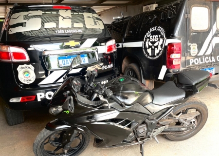 SIG recupera motocicleta roubada e identifica suspeito em Três Lagoas