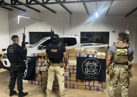 PF apreende 1.208 kg de maconha em Itaquiraí