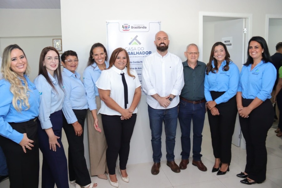 Brasilândia inaugura Casa do Trabalhador e amplia acesso a emprego e qualificação