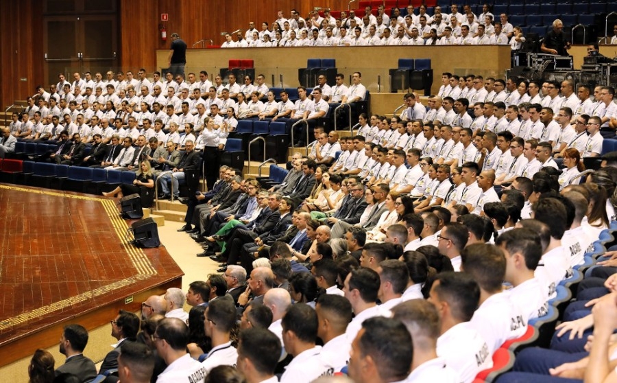Governador participa da aula inaugural de 472 novos alunos da Polícia Civil de MS