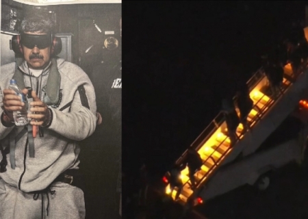 Maduro desembarca em Nova York após ser capturado pelos Estados Unidos