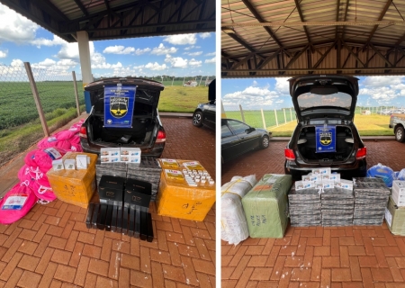 PMR apreende mercadorias estrangeiras avaliadas em R$ 231 mil na MS-162