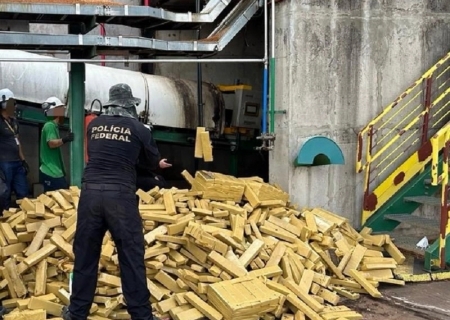 Polícia Federal incinera mais de 8 toneladas de maconha em Três Lagoas