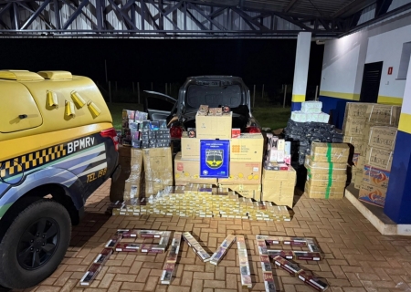 PMR apreende carga ilegal avaliada em R$ 224 mil na MS-145