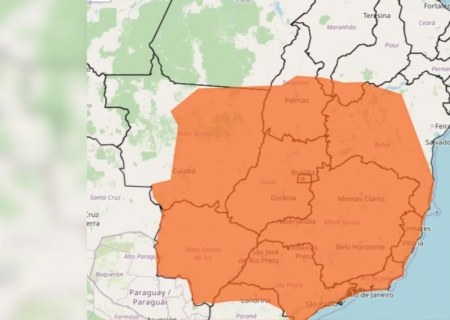 Inmet emite alerta de perigo para temporais em MS e em mais 12 estados