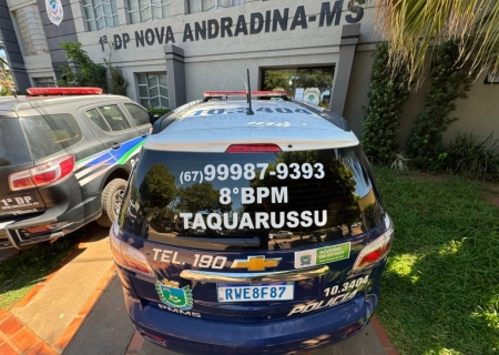 Homem é preso após agredir vizinho com barra de ferro em Taquarussu