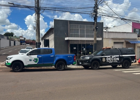 Em operação conjunta, Polícia Civil apreende produtos em tabacaria de Campo Grande