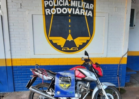 Polícia recupera moto roubada e prende condutor por receptação em Ponta Porã