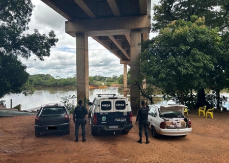 Polícia Militar desarticula comboio com cigarros contrabandeados em Nova Andradina
