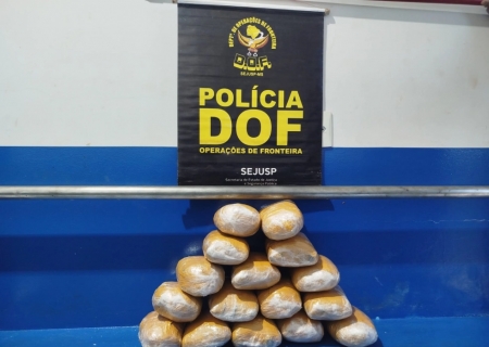 DOF apreende adolescente que seguia com droga para Dourados