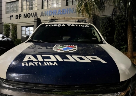 Força Tática cumpre mandado de prisão preventiva durante patrulhamento em Nova Andradina