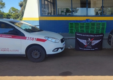Polícia Rodoviária apreende cerca de 180 kg de maconha na MS-289