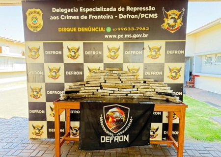 DEFRON apreende 40 kg de maconha e aponta adolescente como peça-chave do tráfico em Dourados