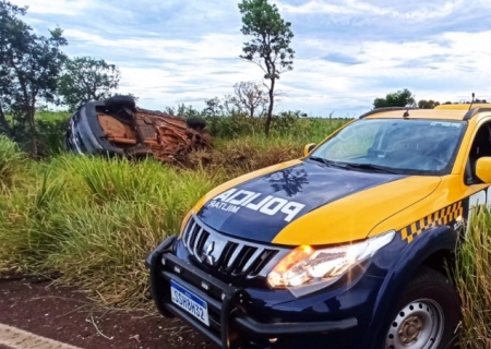 Acidente com morte na MS-040 resulta na apreensão de quase 10 quilos de drogas