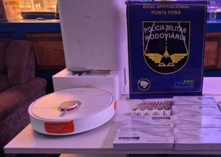 Polícia Militar Rodoviária apreende medicamentos contrabandeados avaliados em mais de R$ 88 mil na MS-386
