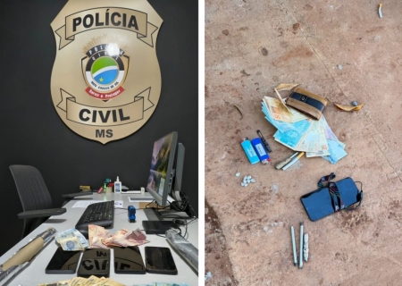 Dupla é presa por tráfico e associação para o tráfico em Iguatemi