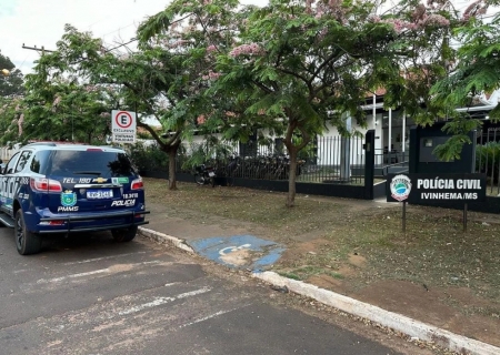 Homem é conduzido à delegacia após agredir companheira com pedaço de madeira em Ivinhema