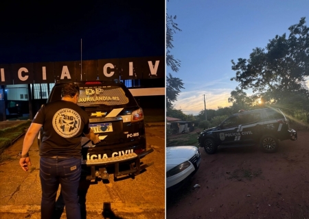 Polícia Civil cumpre mandado e prende suspeito de tráfico em Anaurilândia