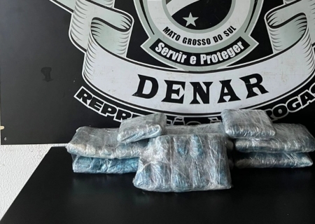 Mulher usando documento falso é presa com mais de 8 kg de maconha em Campo Grande