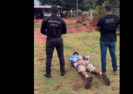 Condenado por homicídio é preso pelo GOI após agredir esposa e incendiar casa