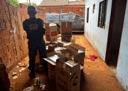 DOF apreende van carregada com cigarros contrabandeados em Dourados