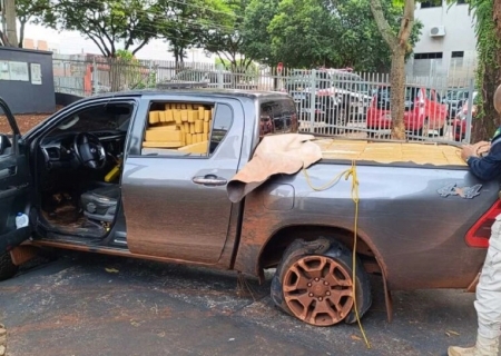 Perseguição na BR-463 termina com apreensão de 2,3 toneladas de maconha em Dourados