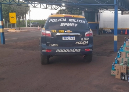 PMR apreende veículo e mercadorias estrangeiras sem nota fiscal na MS-240
