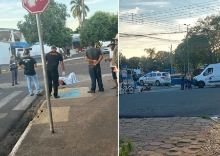 Homem nu e ensanguentado provoca pânico no centro de Rosana (SP)